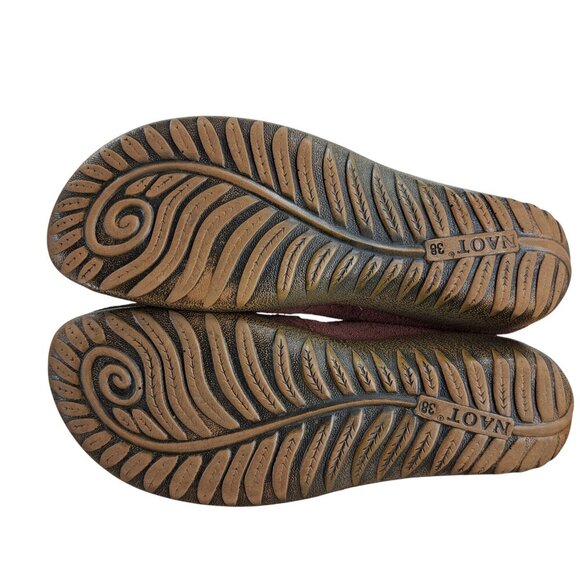 Naot Matai Brown Bronze Leather Mary Jane Comfort Shoes Size 38 US 7 Artsy - Picture 7 of 15